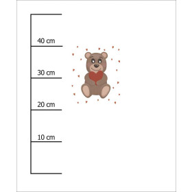 HERR BÄR (VERLIEBTEN BÄREN) - Paneel 50cm x 60cm