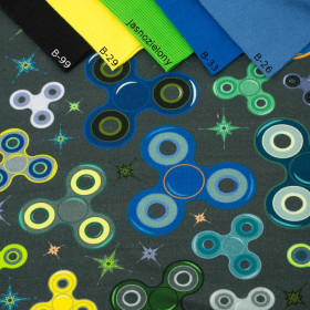 SPINNERS / grau - bio single jerset mit Elastan TE210 Sommersweat