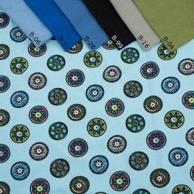 SCHILDE (WIKINGER) / hellblau - Single Jersey TE210