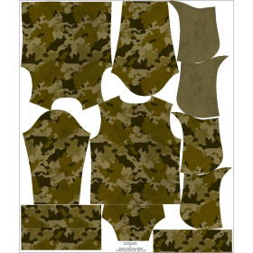HERREN HOODIE (COLORADO) - CAMOUFLAGE M. 4 - Nähset