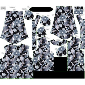 DAMEN BOMBERJACKE (KAMA) - FLOWERS AND LEAVES - Nähset