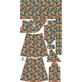 WICKELKLEID MIT RÜSCHEN (ABELLA) - FLOWERS ms.53 - Nähset 