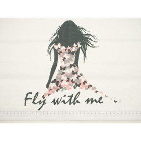 FLY WITH ME - Paneel Sommersweat 
