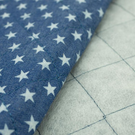 STERNE / blau - gesteppter Jeans