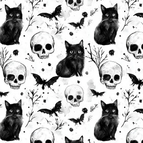 HALLOWEEN WZ. 48 - Webware für Tischdecken