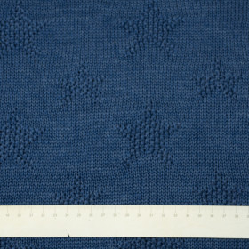 DECKE (STERNE) / jeans S - dünnes gestricktes Paneel