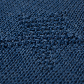 DECKE (STERNE) / jeans S - dünnes gestricktes Paneel