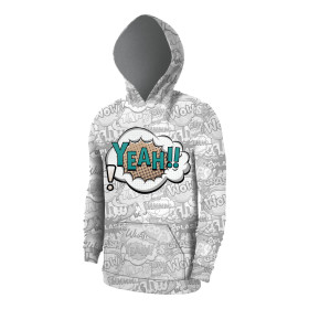 HERREN HOODIE (COLORADO) - COMICS / yeah (bunt) - Nähset