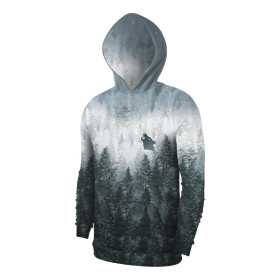 HERREN HOODIE (COLORADO) - WALD OMBRE (WINTER IM GEBIRGE) - Nähset