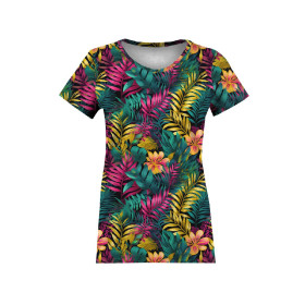 LEAVES AND FERNS WZ. 4 - Single-Jersey mit Elastan