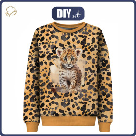 KINDER SWEATSHIRT (NOE) - LITTLE LEOPARD - Nähset