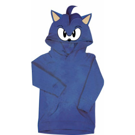 KINDER HOODIE (PARIS) - BLUE HEDGEHOG - Nähset