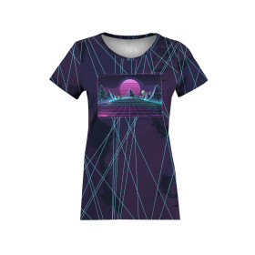 NEON GALAXY WZ.12 - panel (60cm x 50cm) Wintersweat angeraut mit Elastan ITY