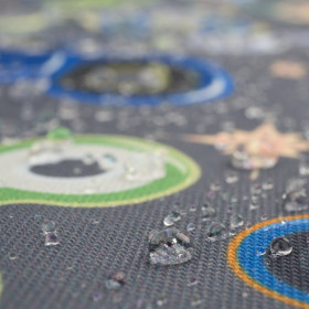 SPINNERS / grau - Wasserabweisende Webware