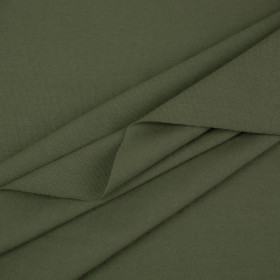 D-50 DUNKLE OLIVE - single jersey mit elastan TE210