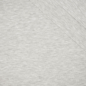 D-20 MELANGE HELLGRAU - single jersey mit elastan TE210