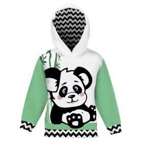 KINDER HOODIE "ALEX" (122/128) - PANDABÄR AMELIE - Sommersweat 