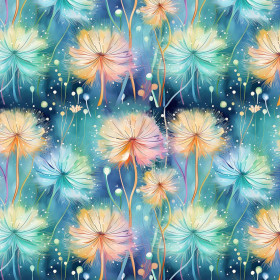 PASTEL FLOWERS WZ.10- Slub Weave