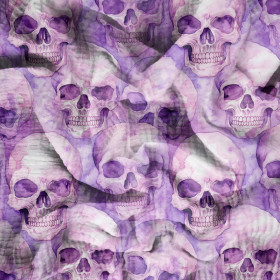 PASTEL SKULL - Baumwoll Musselin