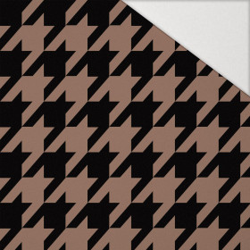 HAHNENTRITT / Mocha Mousse  - Hydrophober angerauter Wintersweat
