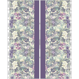 PAREO - PURPLE FLORAL - Nähset 