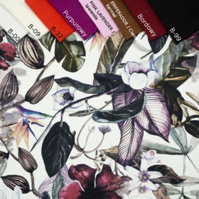 PARADIESBLUMEN - bio single jerset mit Elastan TE210 Sommersweat