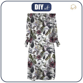 KLEID "CARMEN" - PARADIESBLUMEN - Nähset 