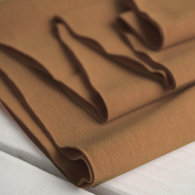 D-10 KARAMELL - single jersey mit elastan TE210