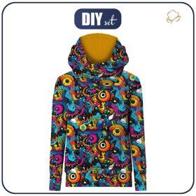 HYDROPHOBER HOODIE UNISEX - STREET GRAFFIT WZ.5 - Nähset