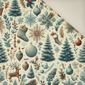Vintage Christmas wz.26- Polster- Velours