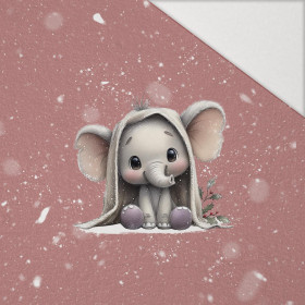 WINTER ANIMALS wz.16 - Paneel (60cm x 50cm) Hydrophober angerauter Wintersweat