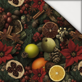 WINTER FLOWERS WZ.19 - leichte Maschenware angeraut