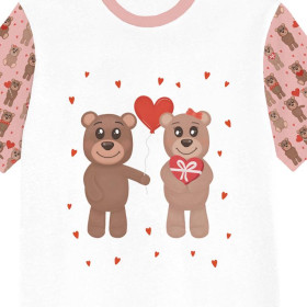 KINDER T-SHIRT- VERLIEBTEN BÄREN Ms. 1 (VERLIEBTEN BÄREN) - Single Jersey