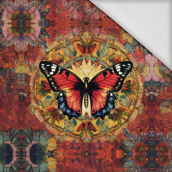 ANIMALS MANDALA wz.11 - panel (60cm x 50cm)   Baumwoll Webware