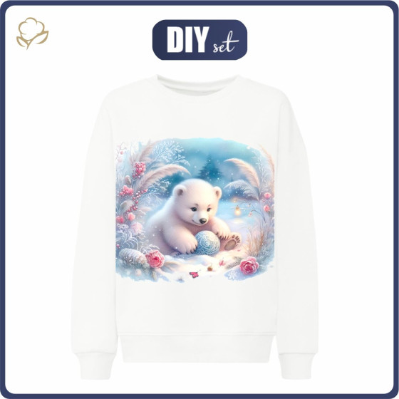 KINDER SWEATSHIRT (NOE) - Christmas animal wz. 1 - Nähset