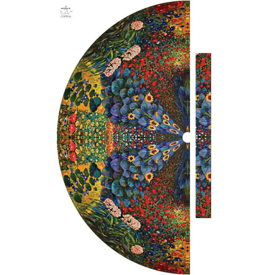 FARM GARDEN WITH SUNFLOWERS (Gustav Klimt) - Maxirock Panel
