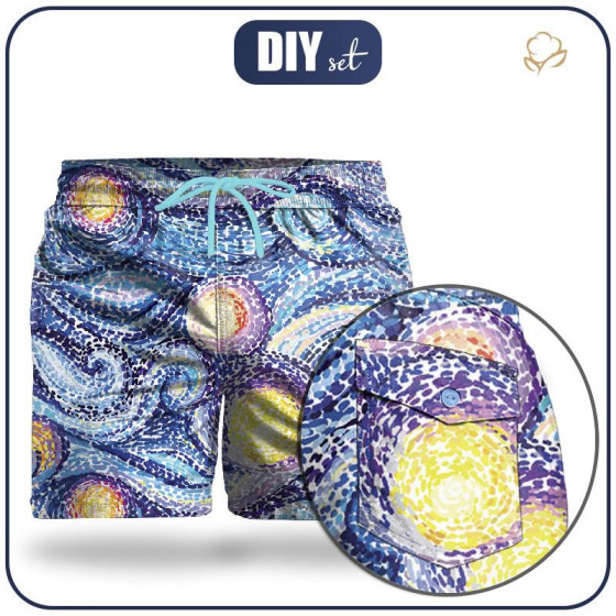 Herren badehose - STERNENNACHT - Nähset