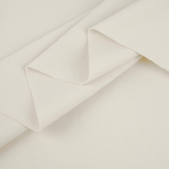 Single jersey mit elastan TE210 - Cloud Dancer/ ECRU (D-02) 