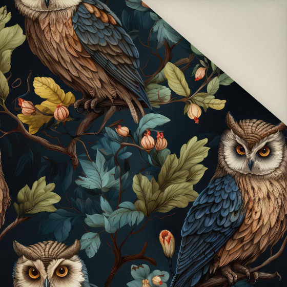 PASTEL BIRDS M. 5 (EULE)- Polster- Velours
