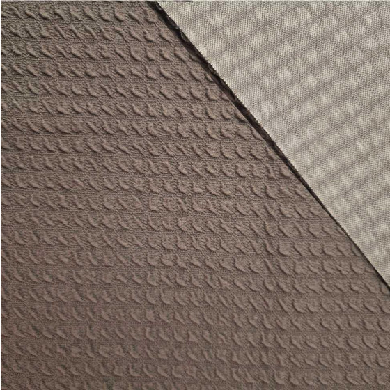 3D-Strickwaren – Baumwoll-Jacquard/ D-56 BRAUN