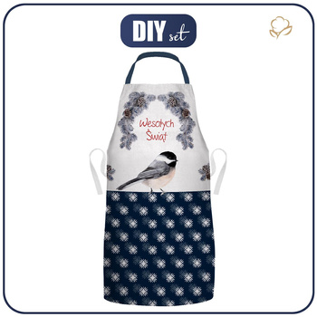 ŚWIĄTECZNY FARTUSZEK - WESOŁYCH ŚWIĄT / gil