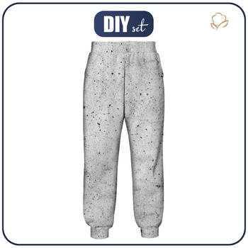 JOGGERY DAMSKIE (NOEMI) - BETON - zestaw do uszycia