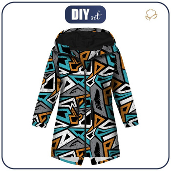 PARKA DZIECIĘCA (ARIEL) - GRAFFITI - zestaw do uszycia