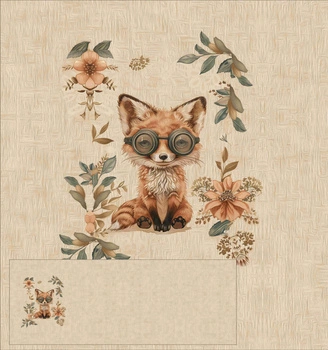 FOX STEAMPUNK FOREST - PANEL PANORAMICZNY 60 cm