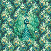 Stained Glass Day wz. 35 - PANEL (60cm x 50cm)