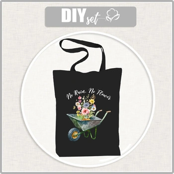 SHOPPERKA - NO RAIN, NO FLOWER - zestaw do uszycia