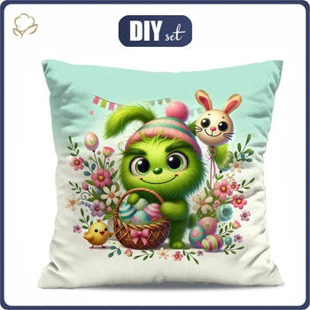 PODUSZKA 45X45 - FUNNY EASTER wz.2 PRANKSTER - zestaw do uszycia