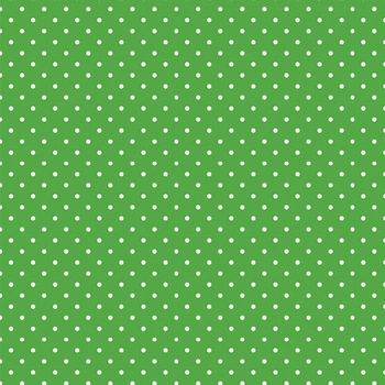 KROPKI BIAŁE / zielony ( GREEN )
