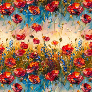 FLOWERS WZ.33 (CZERWONE MAKI)