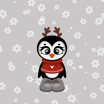 WINTER ANIMALS wz.7 - PANEL (60cm x 50cm)